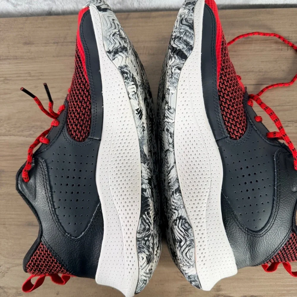 Under Armour Curry 3Zer0 24‎ Basketball Shoes Red Black 3027626-003 Mens Size 9